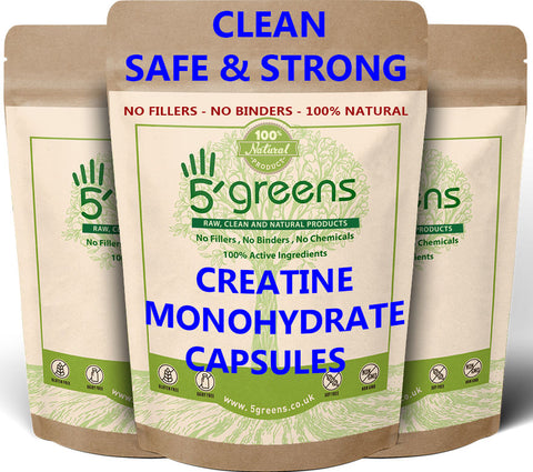 Creatine Monohydrate 750mg Veg Capsules