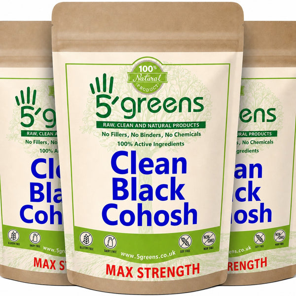 Clean Black Cohosh Capsules premium herbal supplement by 5 Greens