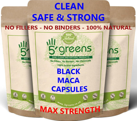 Black Maca Gelatinized 10:1 Natural Capsules 6000mg