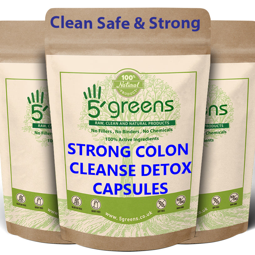 Colon Cleanse Detox Natural Vegan Capsules