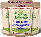 Mushroom Coffee infused with Lions Mane Mushroom and Ashwagandha