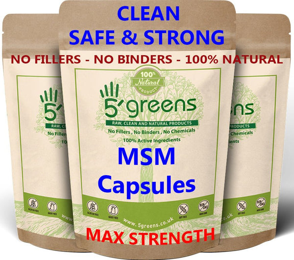 MSM (Methylsulfonylmethane, Sulphar) 700mg Pure Genuine 100% MSM
