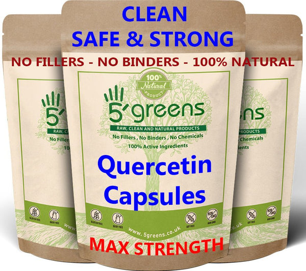 Quercetin Dihydrate 500mg 98% Vegan Capsules