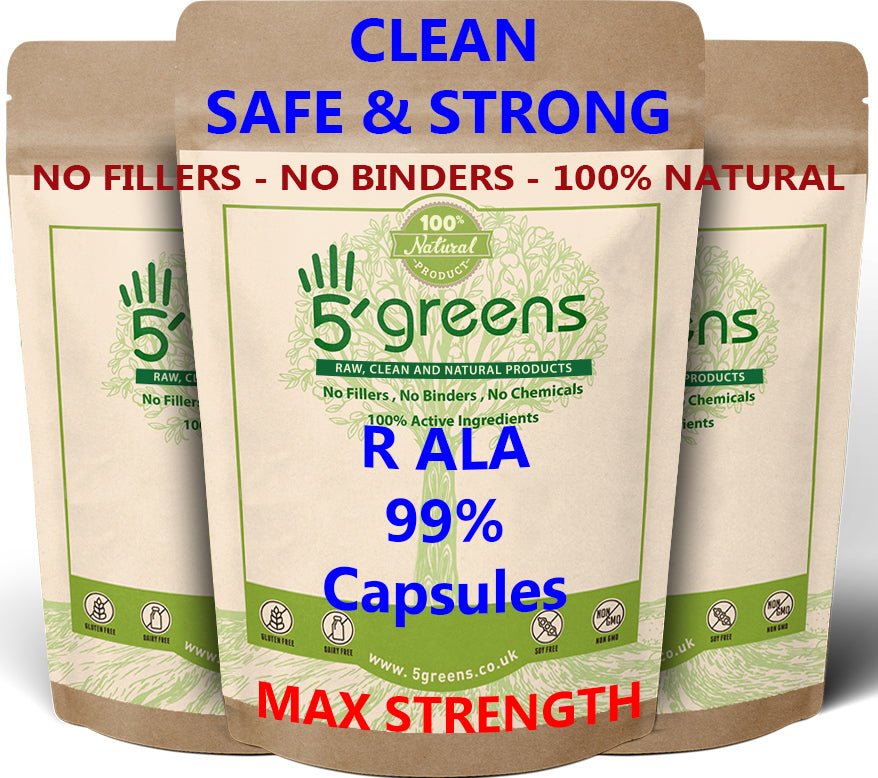 Alpha Lipoic Acid 600mg Capsules 99% R ALA