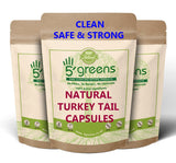 Turkey Tail Mushroom Extract Capsules 10,000mg - 150mg Polysaccharides