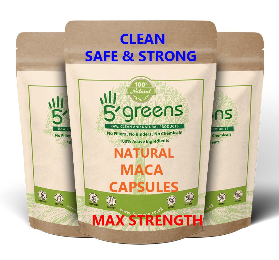 Maca Root Capsules 6000mg 0.6% macamides and macaenes 500mg 12:1 Capsules