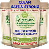 5greens High Strength Calcium D-Glucarate supplement pouch – 100% clean formula with no fillers or binders