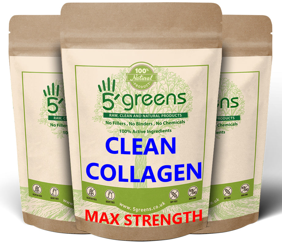 Collagen Capsules Hydrolysed Marine Type I 100% Natural Clean – 5greens