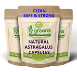 Astragalus Extract 600mg 10:1 - 5greens 5greens 5 greens clean capsules 5greens Astragalus Extract