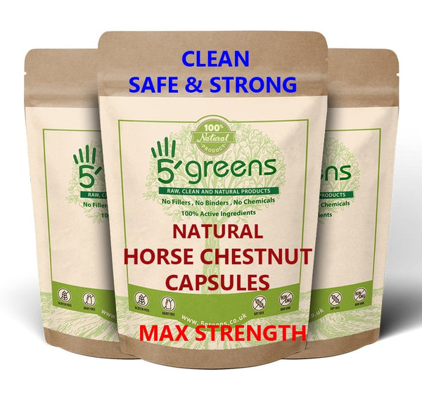 Horse Chestnut Extract Capsules 600mg ( 120mg Aescin )