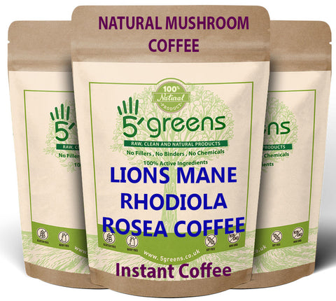 Mushroom Coffee infused with Cordyceps Mushroom & Ginseng Instant Mushroom Coffee